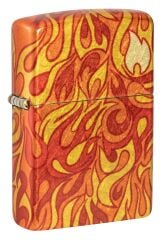 Zippo Fire Design 540 çakmak, tamburlu pirinçten