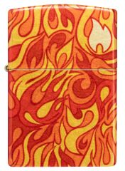 Zippo Fire Design 540 çakmak, tamburlu pirinçten