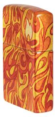 Zippo Fire Design 540 çakmak, tamburlu pirinçten
