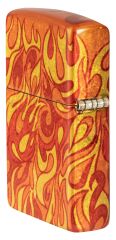 Zippo Fire Design 540 çakmak, tamburlu pirinçten