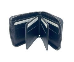 Kayader BONS Collection Fermuarlı Deri Cüzdan - Siyah