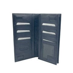 1763  Kayader BONS Collection Telefon Bölmeli Deri Cüzdan - Siyah