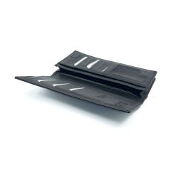 1763  Kayader BONS Collection Telefon Bölmeli Deri Cüzdan - Siyah