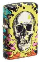 ZIPPO Color 540° Skull Design 60006760 Glow in The Dark Green