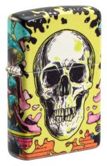 ZIPPO Color 540° Skull Design 60006760 Glow in The Dark Green