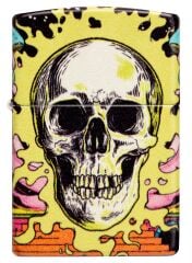Zippo Glow In The Dark Skull Dizayn Çakmak