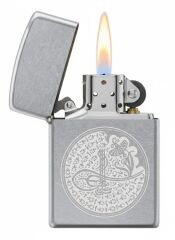 Zippo Gravürlü Tuğra Dizayn Çakmak
