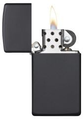 Zippo Black Matte Classic Slim Çakmak