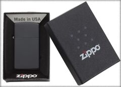 Zippo Black Matte Classic Slim Çakmak