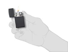 Zippo Black Matte Classic Slim Çakmak