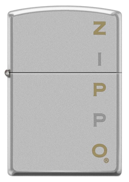 Zippo Steel Matrix Logo Dizayn Çakmak