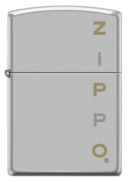 Zippo Steel Matrix Logo Dizayn Çakmak