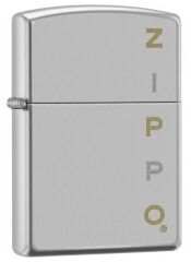 Zippo Steel Matrix Logo Dizayn Çakmak