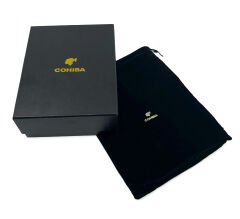 Cohiba Siyah Puro Taşıma Çantası Çakmak Kesici Set