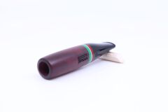 Pipsan Toscanello Backwoods Ağızlık Vişne - Kırmızı/Yeşil Şeritli