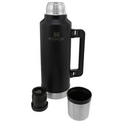 Stanley Klasik Vakumlu Paslanmaz Çelik Termos 1.9 LT - Matte Black Pebble