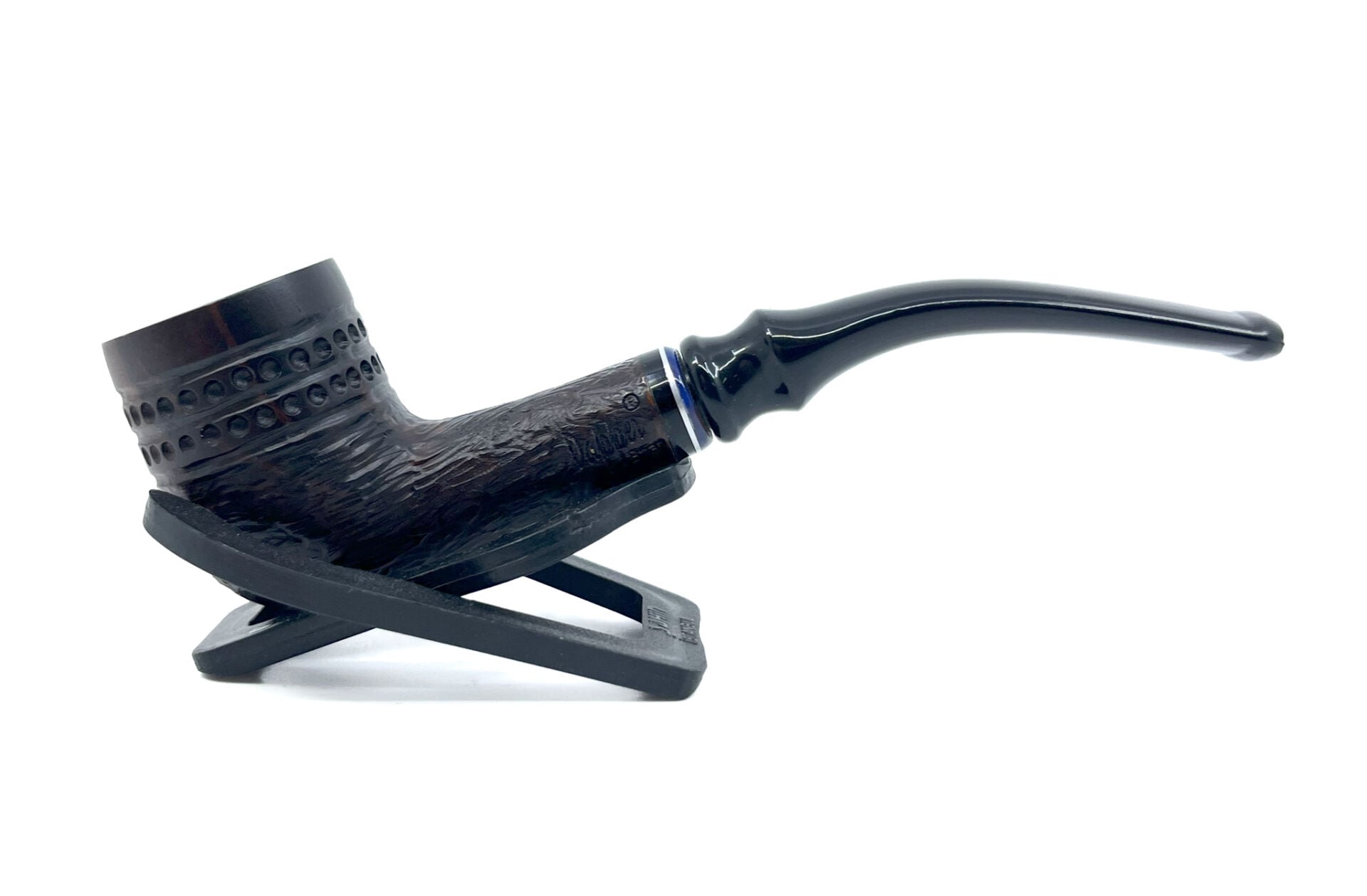 Dapper Bent Billiard Briar (Gül Kökü) 9 mm Filtreli El Yapımı Pipo - 2545
