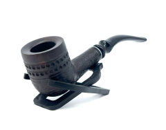 Dapper Bent Billiard Briar (Gül Kökü) 9 mm Filtreli El Yapımı Pipo - 2545