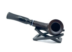 Dapper Bent Billiard Briar (Gül Kökü) 9 mm Filtreli El Yapımı Pipo - 2545