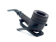 Dapper Bent Billiard Briar (Gül Kökü) 9 mm Filtreli El Yapımı Pipo - 2545