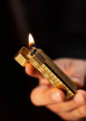 Caka Petra Serisi Benzinli Pirinç Çakmak - Petra Titan Gold Signature