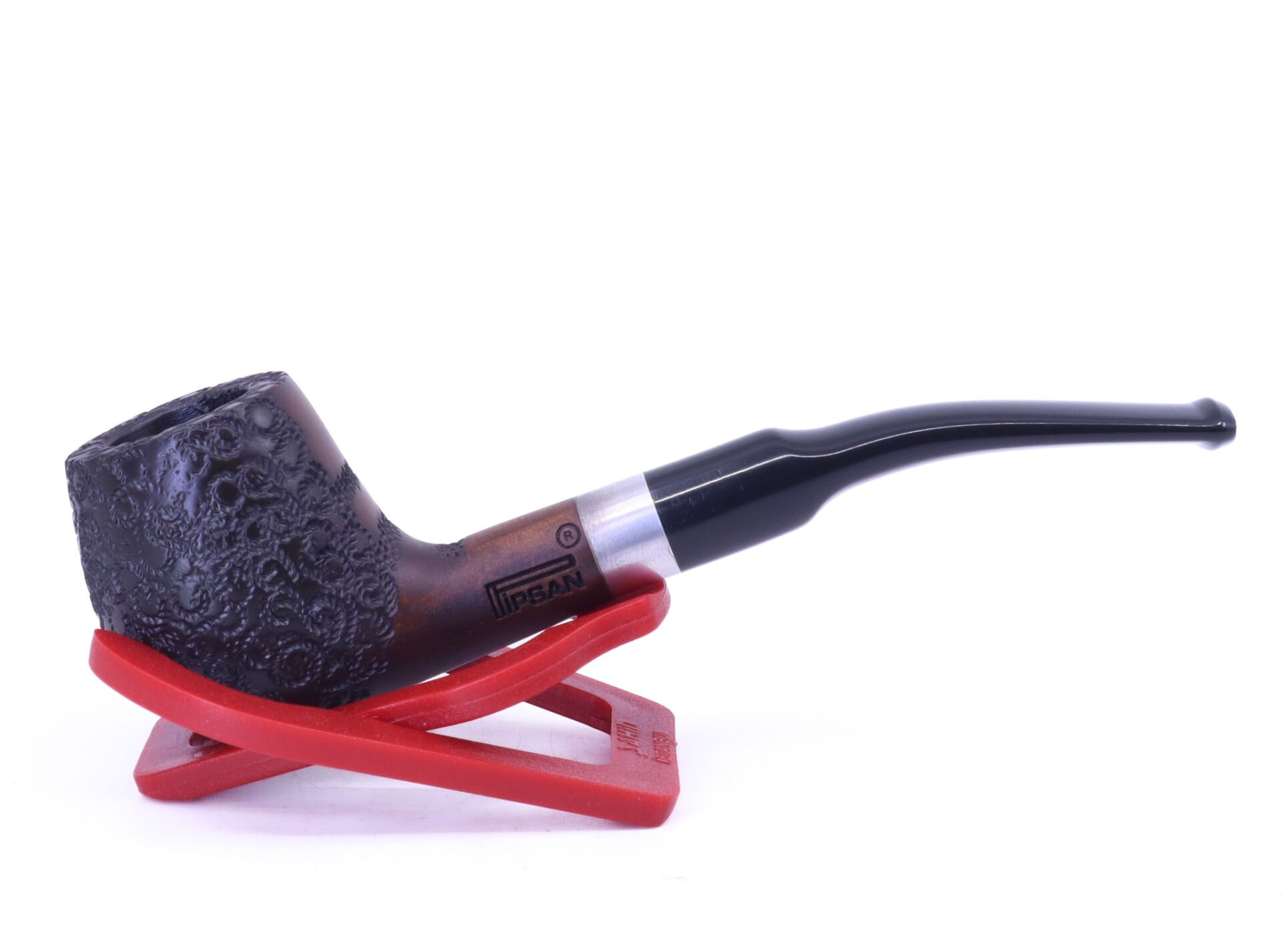 Pipsan İşlemeli Düz Pipo Metal Filtreli