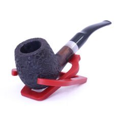 Pipsan İşlemeli Düz Pipo Metal Filtreli