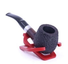 Pipsan İşlemeli Düz Pipo Metal Filtreli