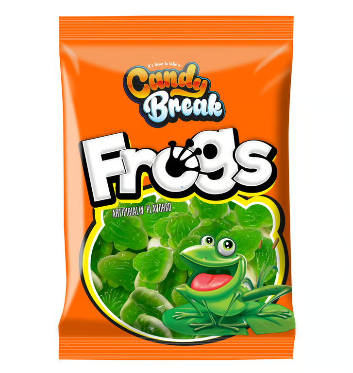 Candy Break Frogs Kurbağa Jelibon 113 Gr