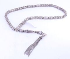 Kapsül Kesim Gümüş Tesbih 6 x 10 mm