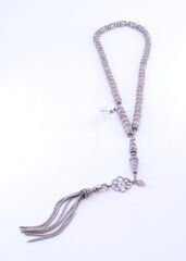 Kapsül Kesim Gümüş Tesbih 6 x 10 mm