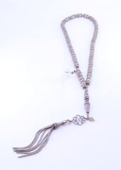 Kapsül Kesim Gümüş Tesbih 6 x 10 mm