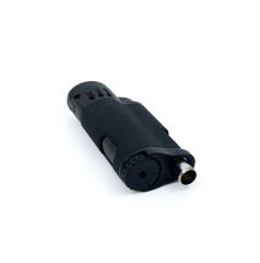 Parmida Üçlü Pürmüz Alevli Siyah Puro Çakmağı – Dahili Punch (Delici)