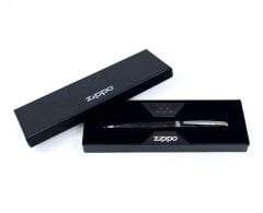 Zippo 41123 Black Leather Wrap Ball Tükenmez Kalem