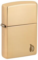 Zippo Zırh Serisi Flame Çakmak - Doldurulabilir - Hediye Kutusu - Metal - ABD'de Üretilmiştir