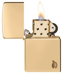 Zippo Zırh Serisi Flame Çakmak - Doldurulabilir - Hediye Kutusu - Metal - ABD'de Üretilmiştir