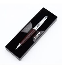 Zippo Burg Leather Wrap Roller Tükenmez Kalem 41122