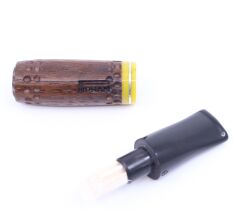 Pipsan Toscanello  Backwoods Nokta İşleme Ağızlık Kahverengi - Sarı Şeritli