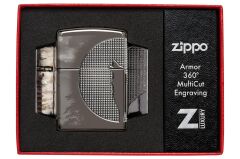 Zippo Wolf Design Armor Case Çakmak
