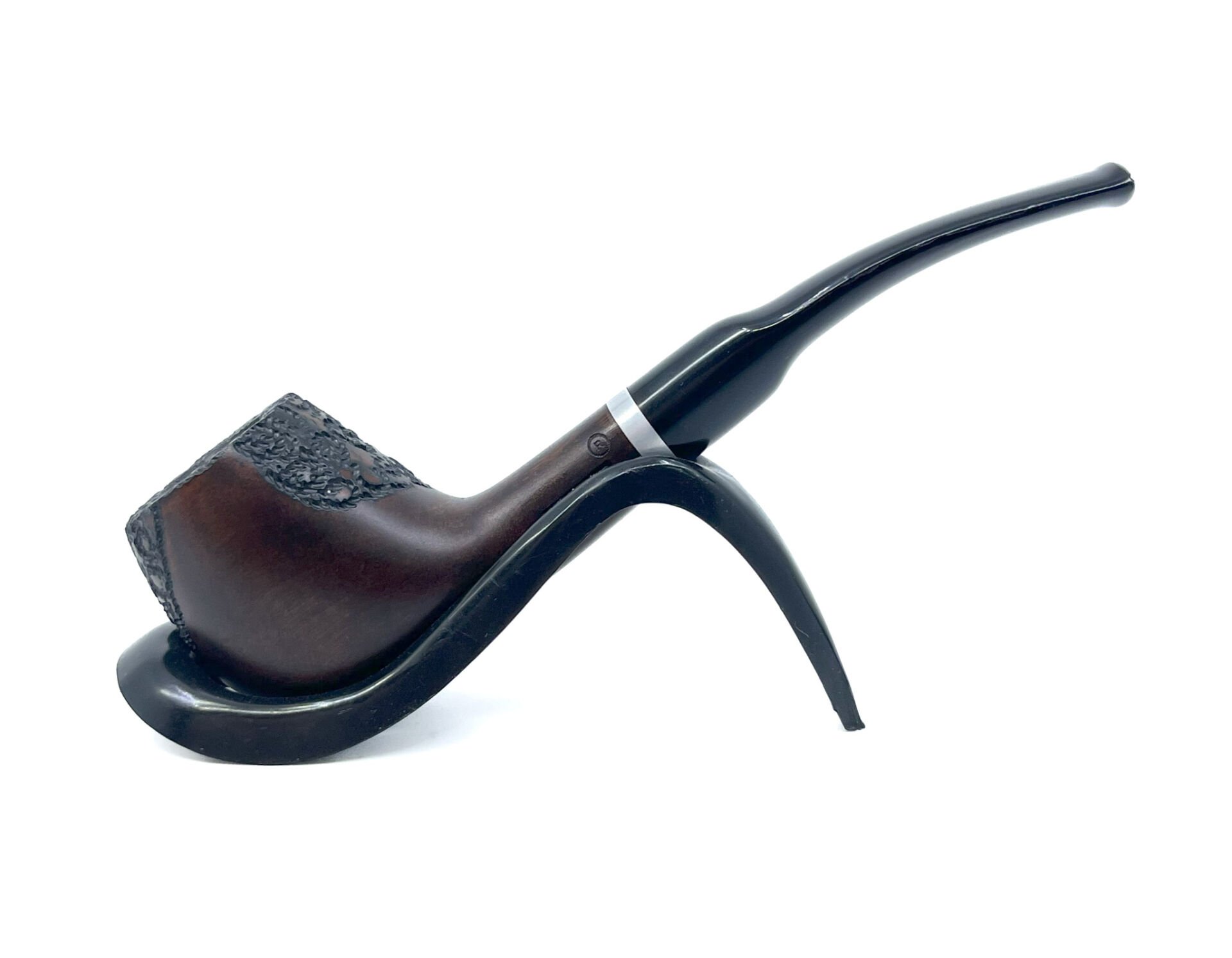 Pipsan İşlemeli Gemici Pipo Metal Filtreli 2591