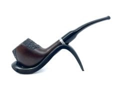 Pipsan İşlemeli Gemici Pipo Metal Filtreli 2591