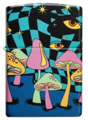 Zippo Glow In The Dark Matte Mushrooms Dizayn Çakmak
