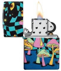 Zippo Glow In The Dark Matte Mushrooms Dizayn Çakmak