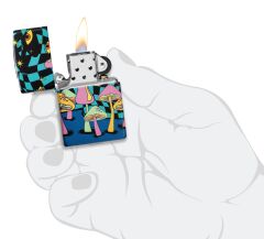 Zippo Glow In The Dark Matte Mushrooms Dizayn Çakmak