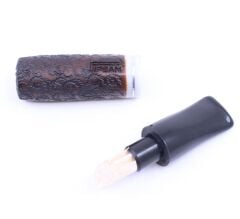 Pipsan Toscanello  Backwoods İnce İşleme Ağızlık Kahverengi - Beyaz Şeritli