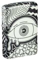 Zippo Glow In The Dark Matte Psychedelic Eye Dizayn Çakmak