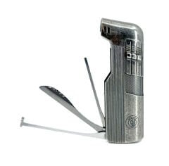 Guevara Antik Krom Kaplama Kaşıklı Pipo Çakmağı