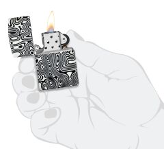 Zippo Glow In The Dark Matte Swirl Dizayn Çakmak