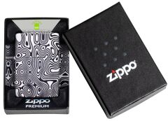 Zippo Glow In The Dark Matte Swirl Dizayn Çakmak