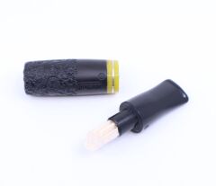 Pipsan Toscanello  Backwoods İnce İşlemeli Ağızlık Siyah - Sarı Şeritli